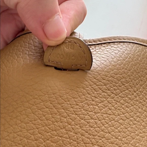 Brand new Hermes mini evelyne biscuit brown neutral color with camel strap - Picture 3 of 7
